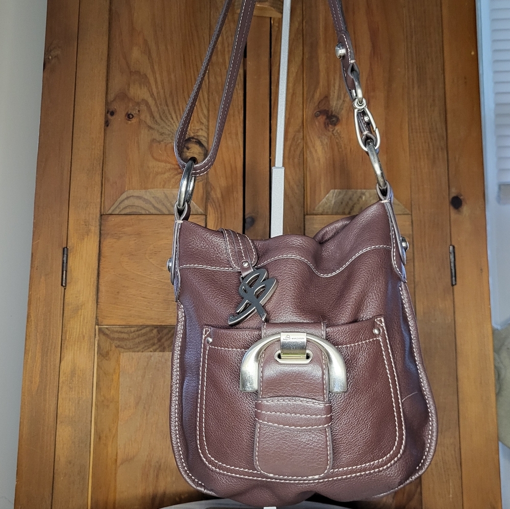 B. Makowsky Pebble Leather Bag